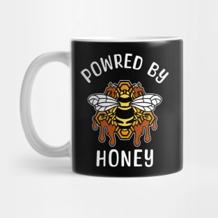 Powred By Honey Cute Kwaii Funny Bee Mug